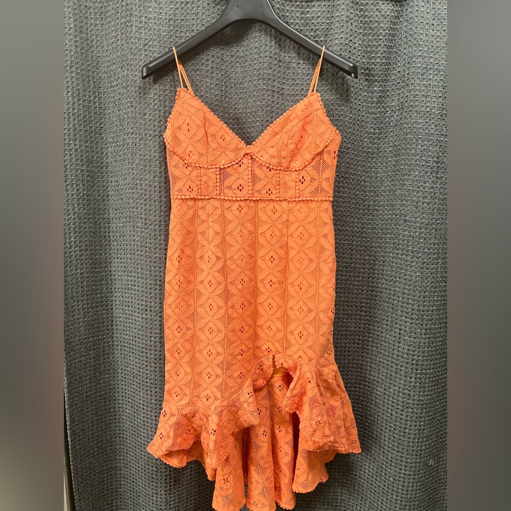 Aiyana Lace/Crochet Spaghetti Strap Dress size 8